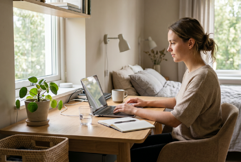 Lifestyle cooling for productive home offices.